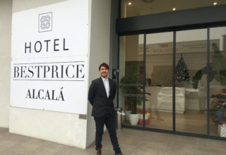 Cristian, recepcionista en el Hotel BESTPRICE Madrid Alcalá